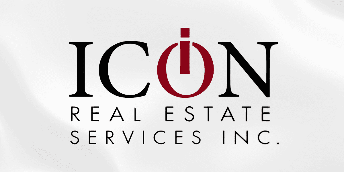 Logo of Icon Real Estate Services Inc. featuring stylized letters and an icon design