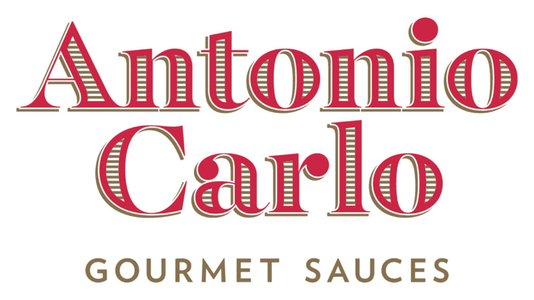 Antonio Carlo Gourmet Sauces logo, representing authentic Italian marinara made from family recipes, crafted with premium natural ingredients and tradition.