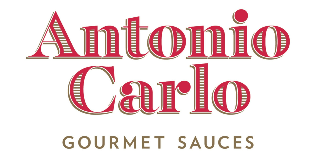 Antonio Carlo Gourmet Sauces logo, representing authentic Italian marinara made from family recipes, crafted with premium natural ingredients and tradition.