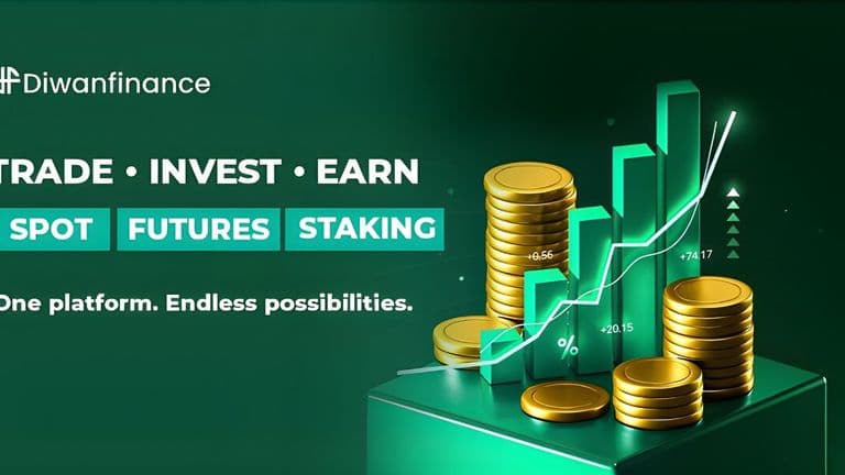 Diwan Finance logo with tagline: "One Platform. Multiple Markets." showcasing a centralized trading environment for investors.