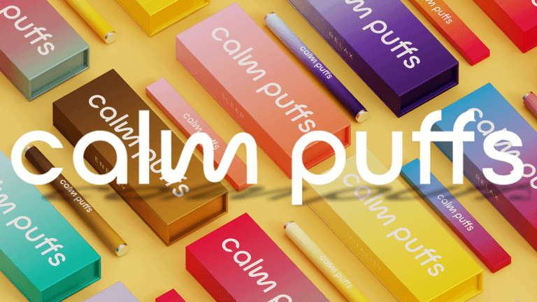 "Calm Puffs nicotine-free vape alternatives, promoting relaxation, focus, and better sleep."