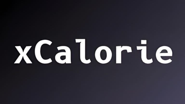xCalorie logo, showcasing an innovative app that uses AI to provide personalized insights for sustainable weight loss success