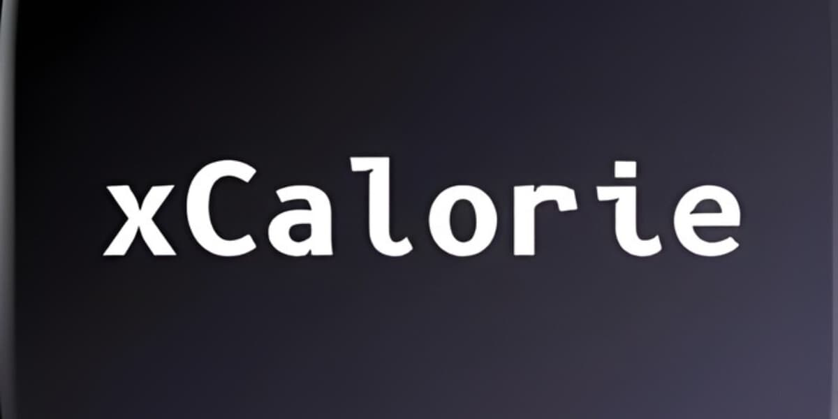 xCalorie logo, showcasing an innovative app that uses AI to provide personalized insights for sustainable weight loss success