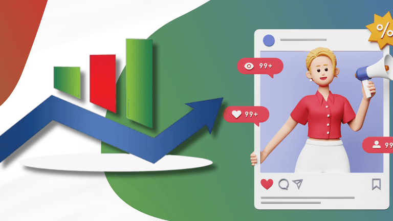 A vibrant graphic representing NJ Local Marketing’s focus on boosting local SEO performance, with a stylized bar graph and a character holding a megaphone, symbolizing effective online marketing and client success.