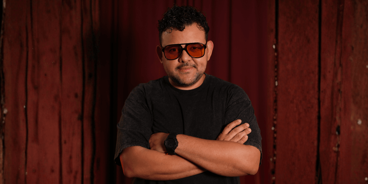 "Jesús Guerrero, creator and host, celebrating Latino culture through media, connection, and authentic storytelling on Mi Amor Con Te Quiero."