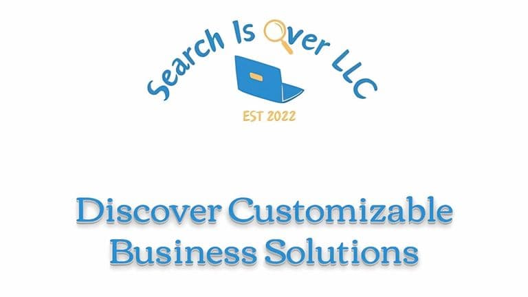 Search Is Over LLC: Empowering Jobseekers, Businesses, and Communities through Innovative Services and Media