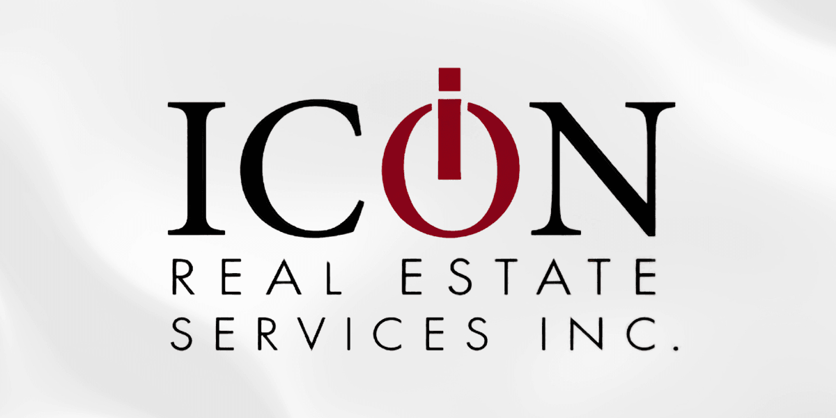 Logo of Icon Real Estate Services Inc. featuring stylized letters and an icon design
