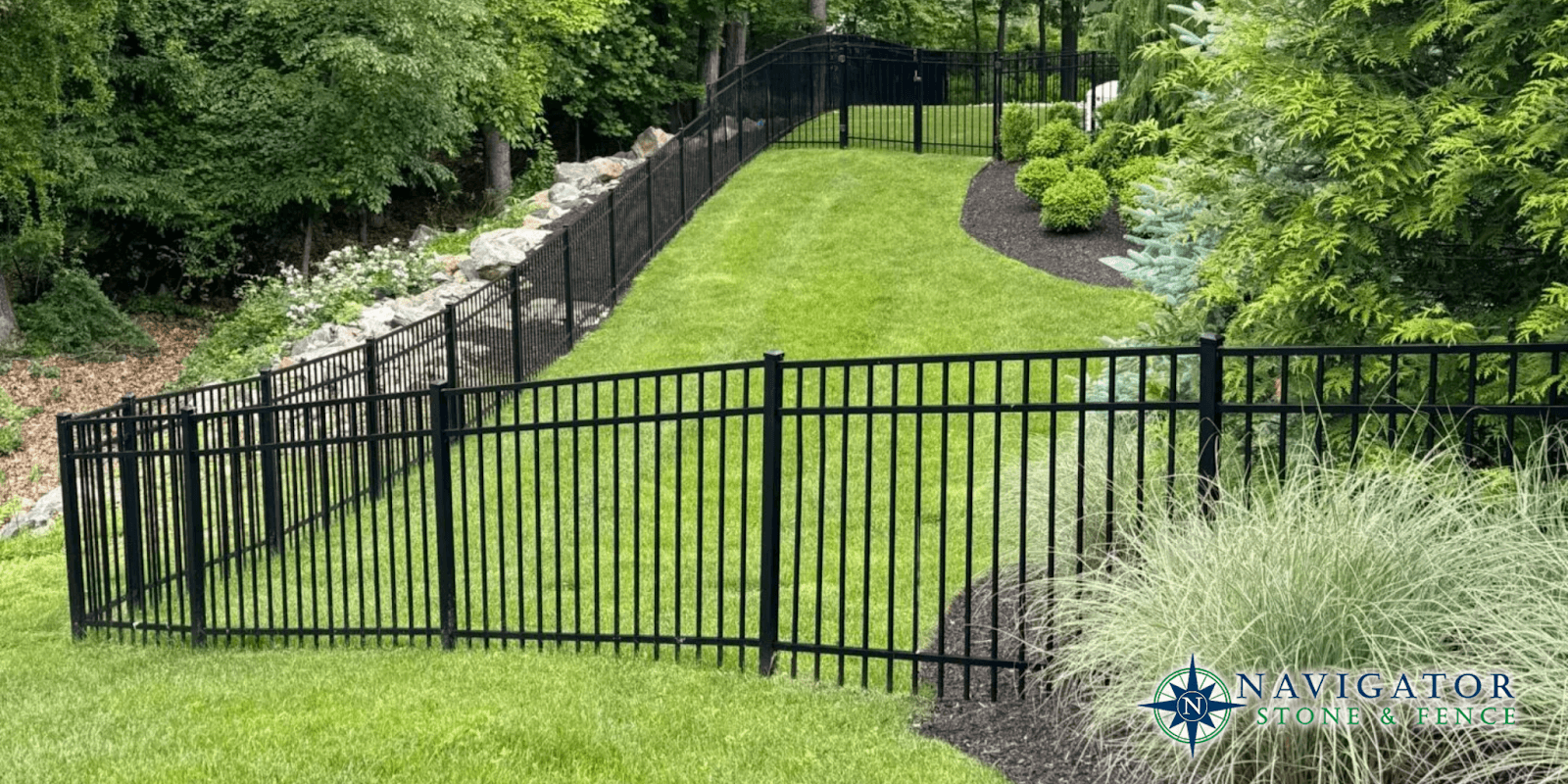 Hardscaping company designing custom stone patios, fences, and outdoor living spaces with craftsmanship, client-focused service, and durable landscape transformations.