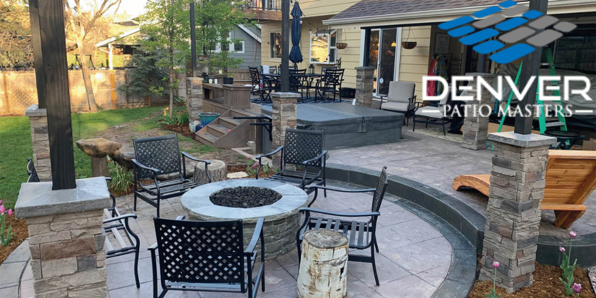 ustom outdoor space by Denver Patio Masters, showcasing their expertise in creating functional and stunning patios and living areas.