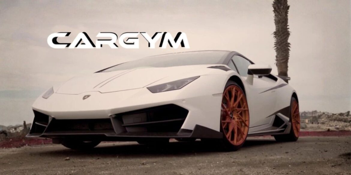 Lamborghini Huracán with custom wheels from CarGym, showcasing high-performance European car tuning.