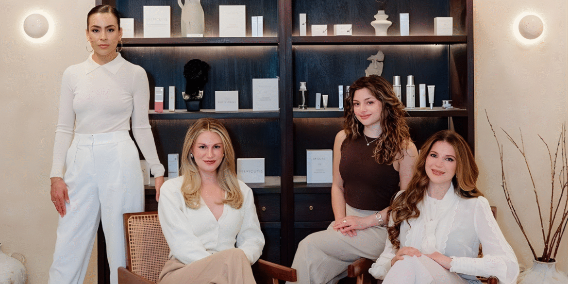A group of professionals at Vian Aesthetics, a luxury skincare studio in Chicago, offering personalized treatments and long-term skin health